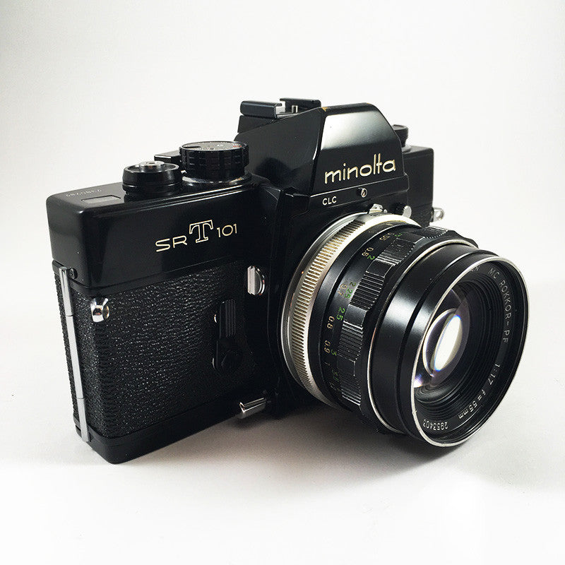Minolta SRT 101 Noir & Rokkor 55mm 1.7