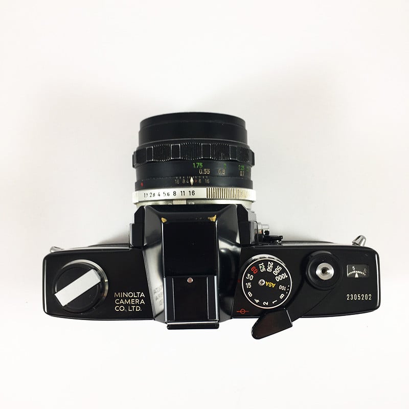 Minolta SRT 101 Noir & Rokkor 55mm 1.7