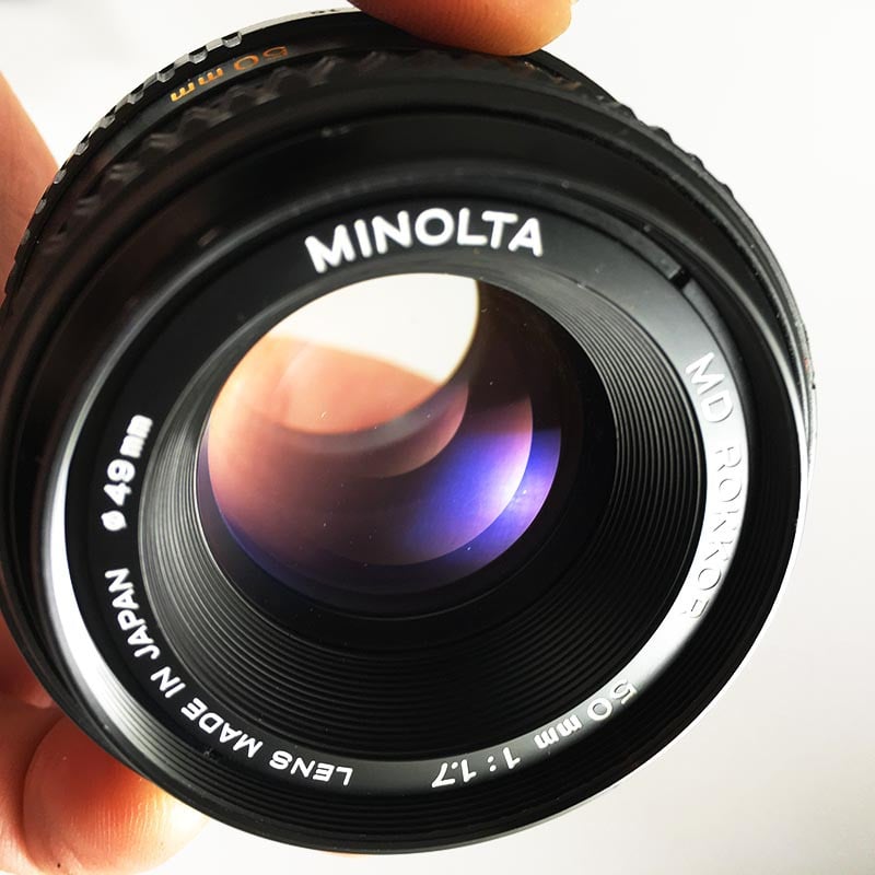 Minolta SRT 101b Chrome & 50mm 1.7