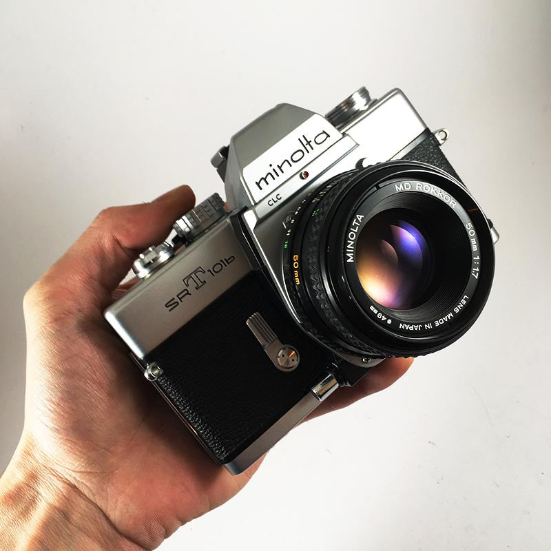 Minolta SRT 101b Chrome & 50mm 1.7