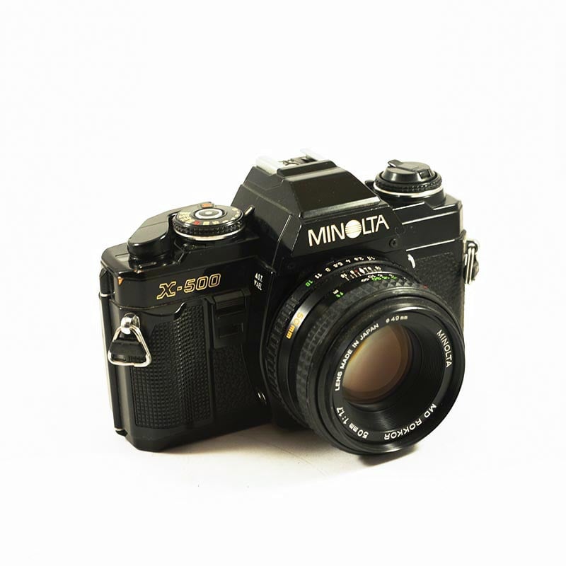 Minolta X-500 Noir & 50mm 1.7