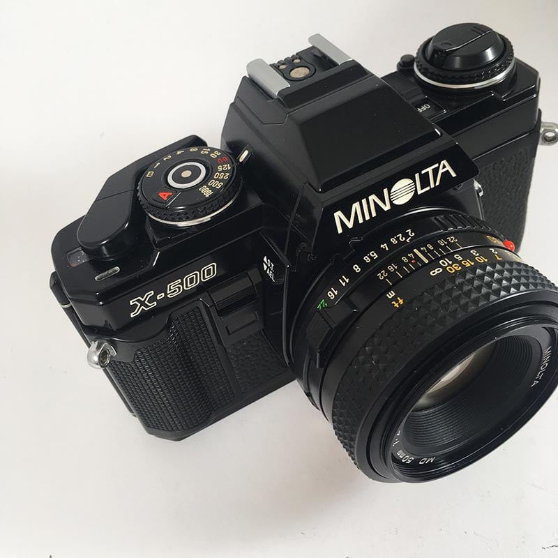 Minolta X-500 Black & 50mm 2