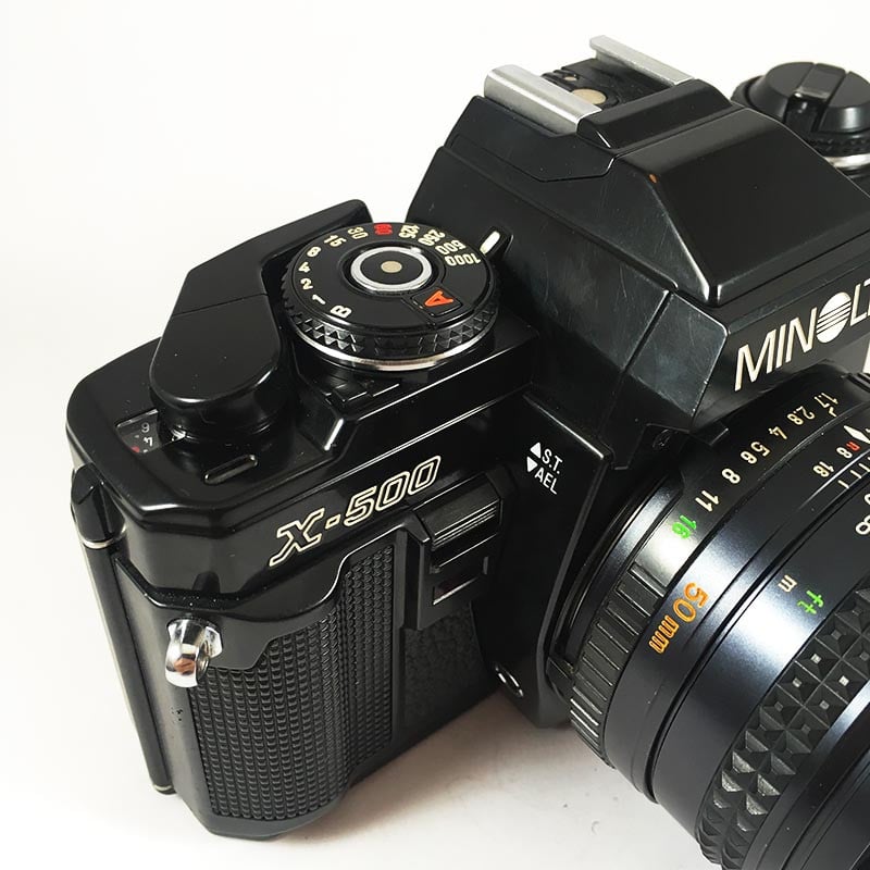 Minolta X-500 Black & Rokkor 50mm 1.7