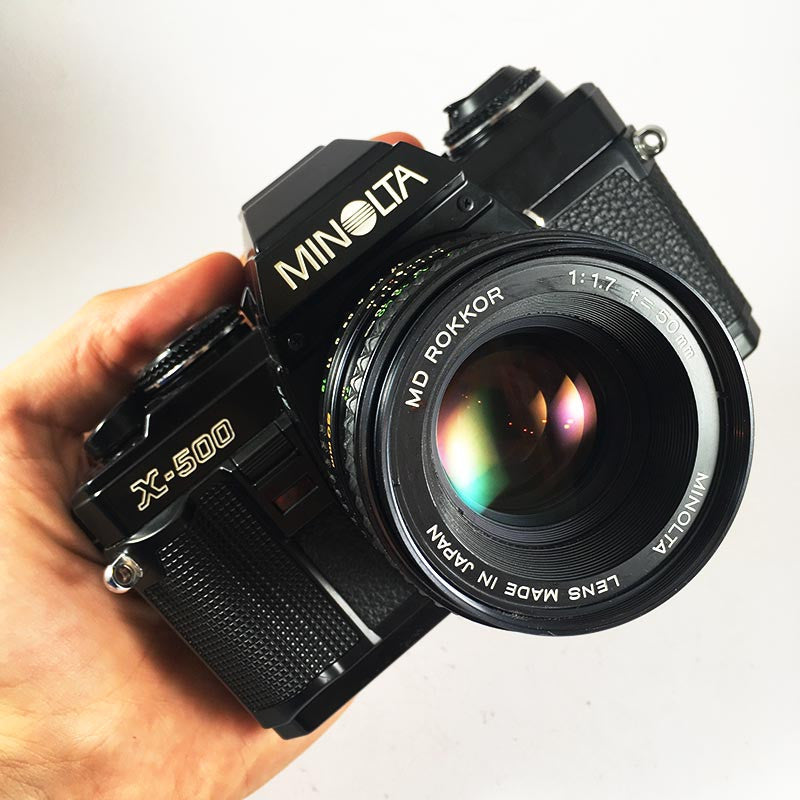 Minolta X-500 Black & Rokkor 50mm 1.7