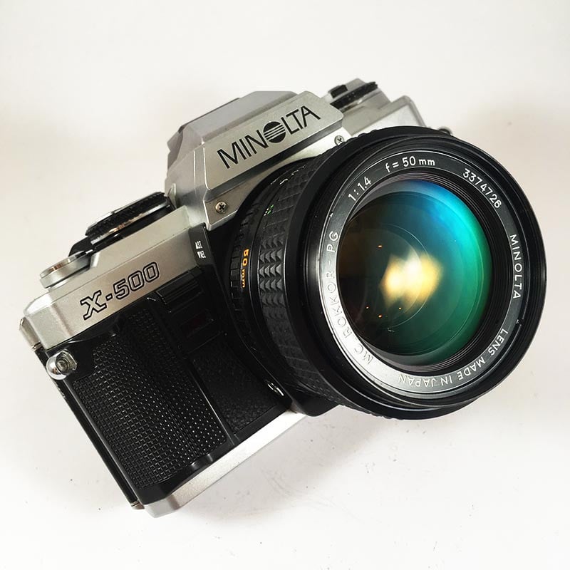 Minolta X-500 & Rokkor 50mm 1.4