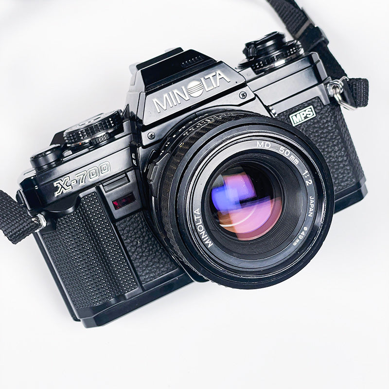 minolta x-700 reflex argentique pellicule film md 50mm 2 photo photography 24x36 135 35mm 