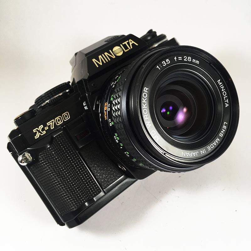 Minolta X-700 & W Rokkor 28mm 3.5