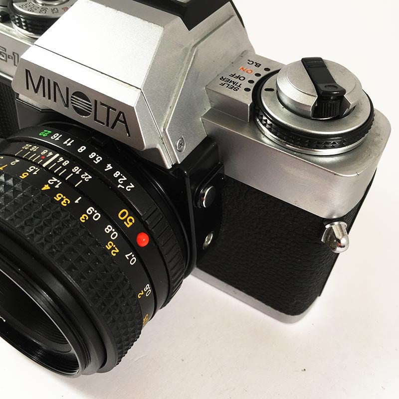 minolta xg1md 50mm 2 appareil argentique ancien reflex auto mode xg-1