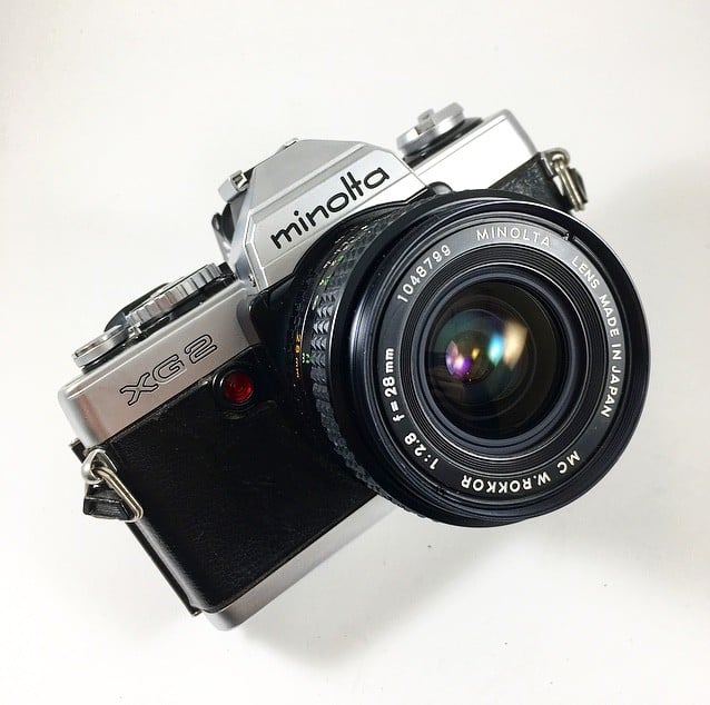 Minolta XG2 & Rokkor 28mm 2.8