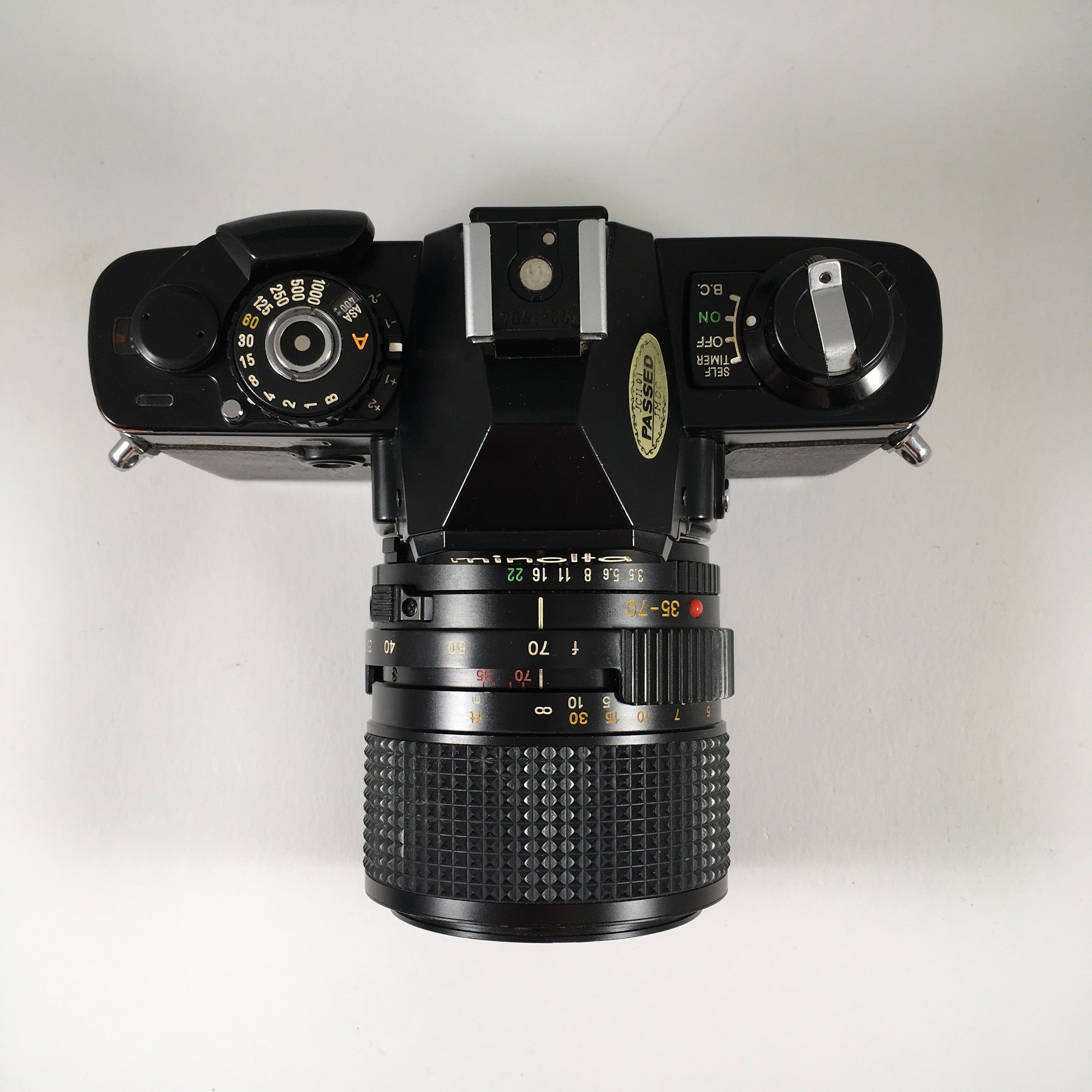 Minolta XG9 Noir & Minolta 35-70mm 3.5