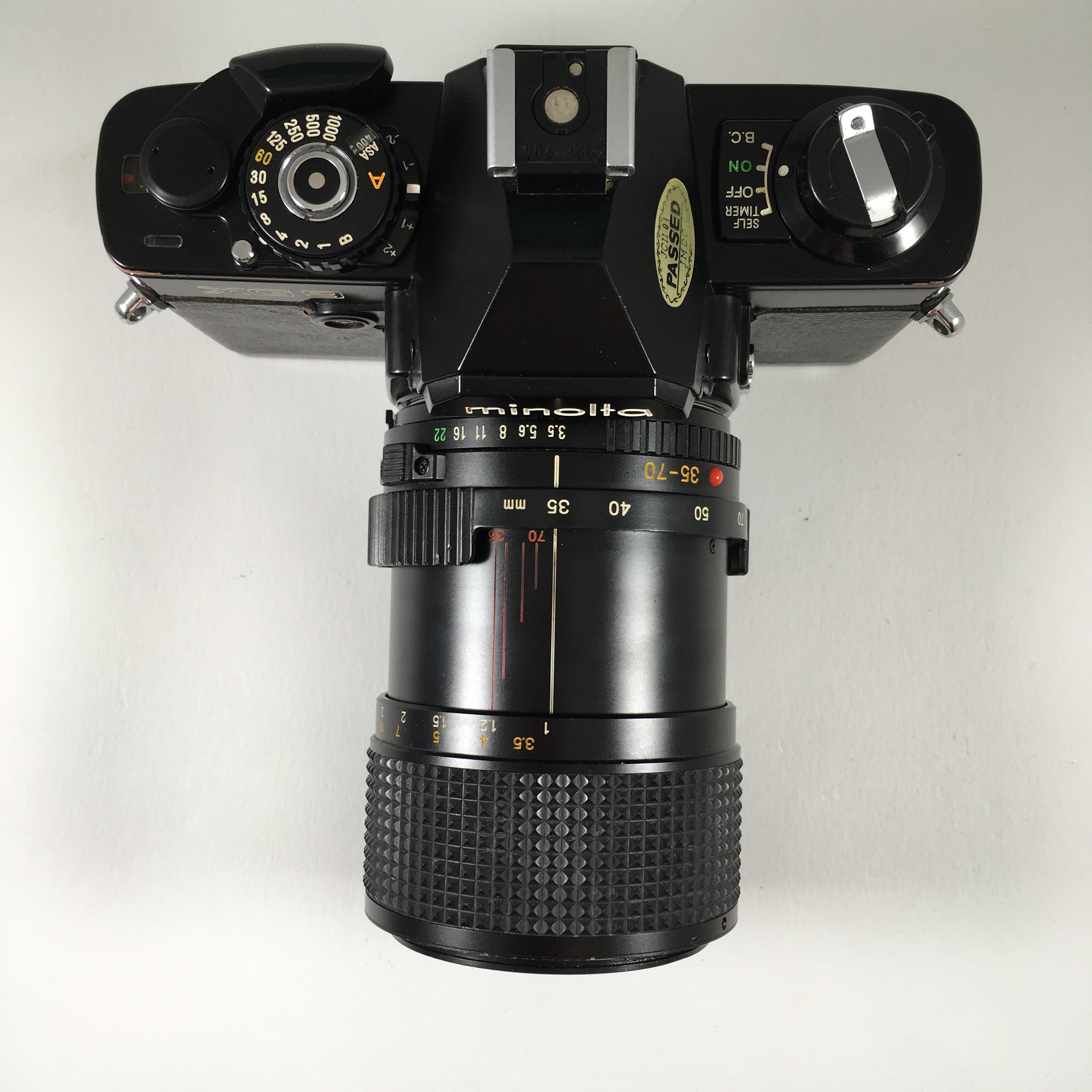 Minolta XG9 Noir & Minolta 35-70mm 3.5
