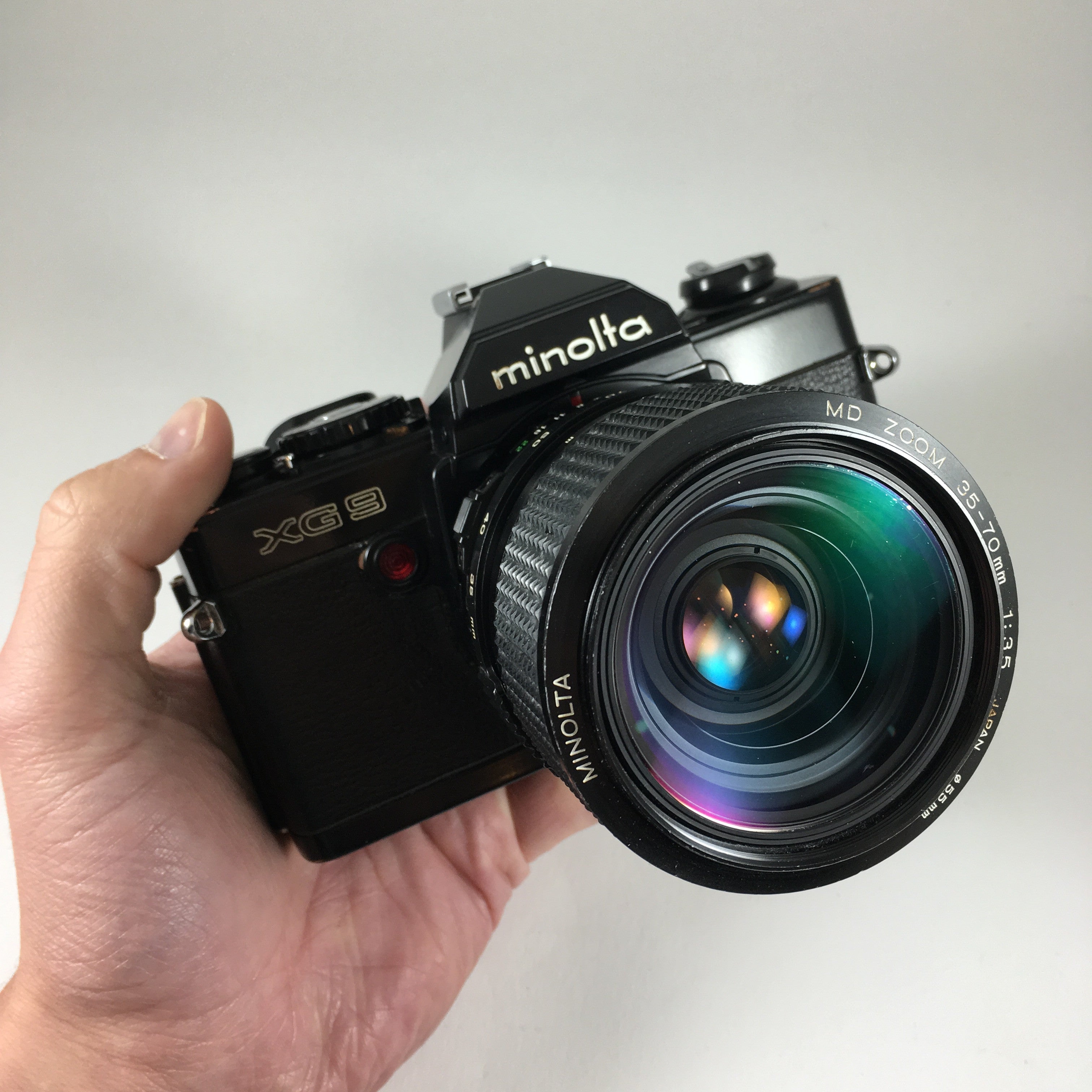 Minolta XG9 Noir & Minolta 35-70mm 3.5