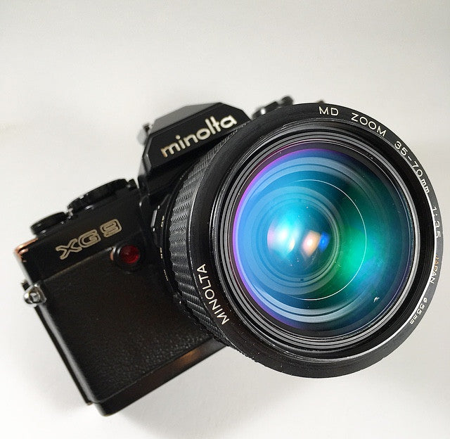 Minolta XG9 Noir & Minolta 35-70mm 3.5