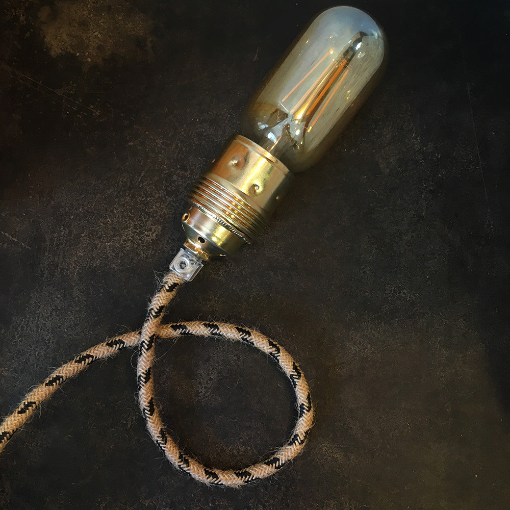 cable electrique couleur fil textile vintage tissu marine noir rond chanvre escalade montagne coloré luminaire lampe