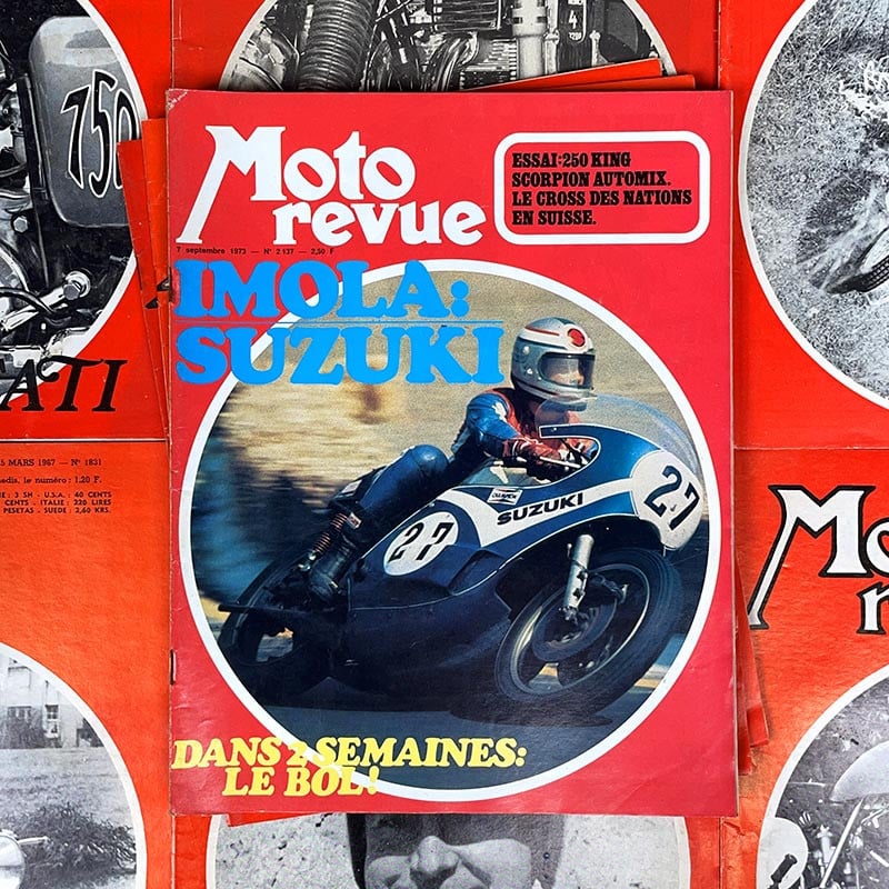 journal magazine moto revue deux roues ancien vintage illustration exemplaire numéro 1960 1970 années 60 70