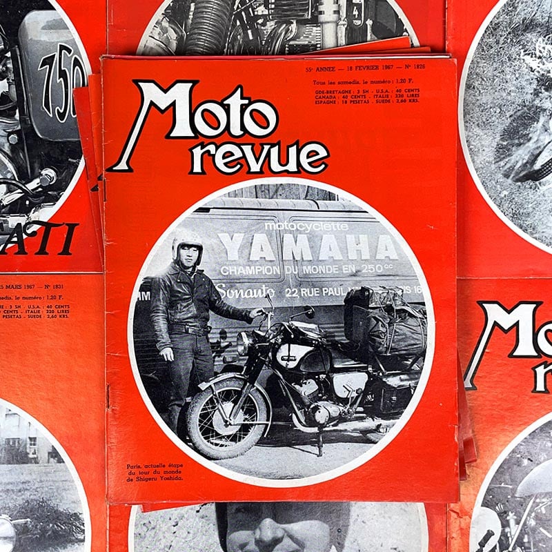 journal magazine moto revue deux roues ancien vintage illustration exemplaire numéro 1960 1970 années 60 70