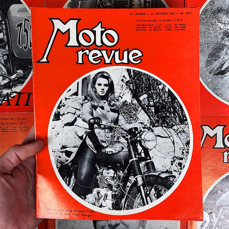 journal magazine moto revue deux roues ancien vintage illustration exemplaire numéro 1960 1970 années 60 70