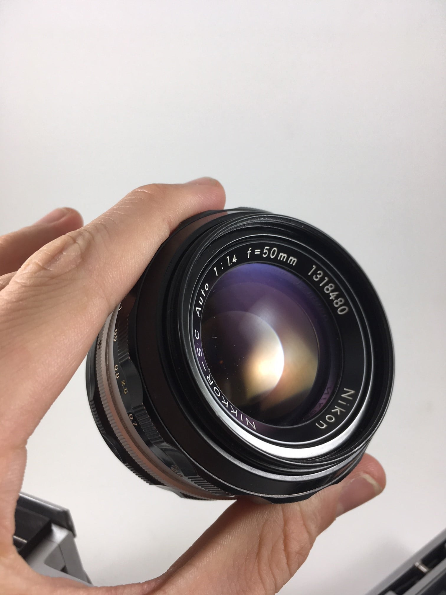 Nikon F Apollo Photomic & Nikkor 50mm 1.4