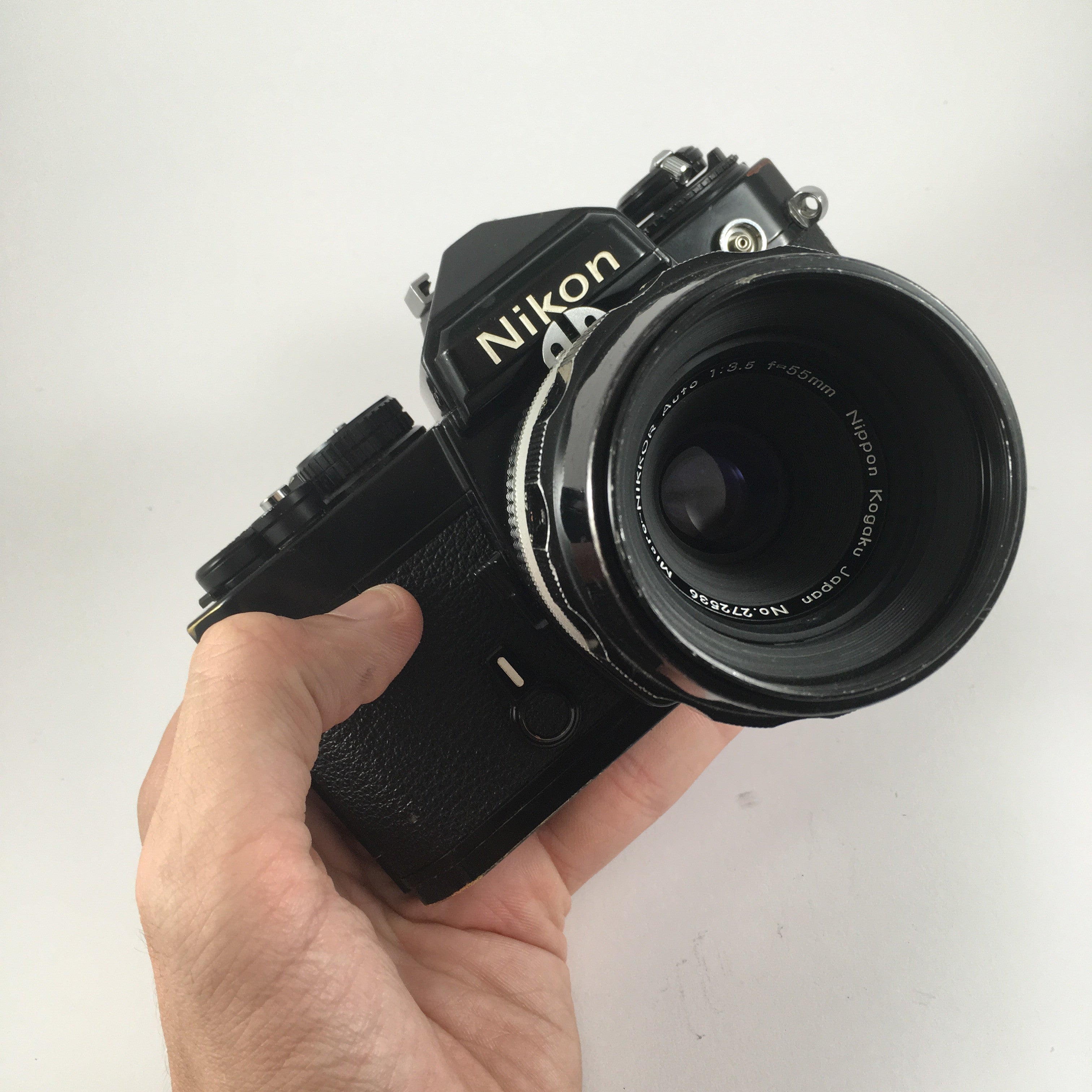 Nikon FE Noir & Micro-Nikkor 55mm 3.5