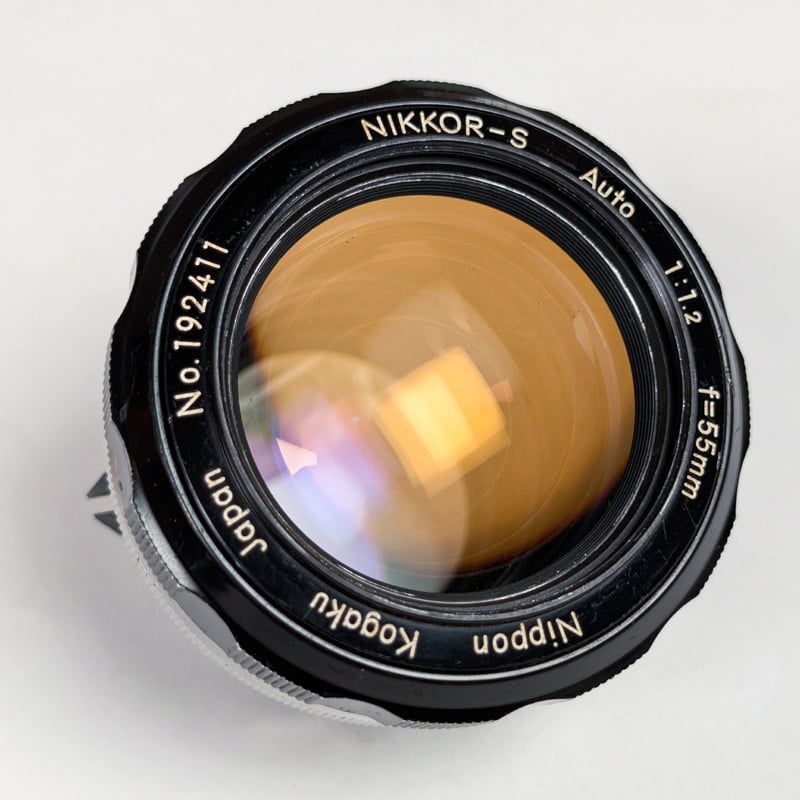 Nikon Nikkor-S Auto 55mm 1.2 Non-Ai