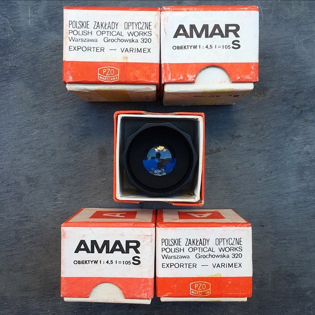 Objectif Agrandisseur Amar 105mm 4.5 1980