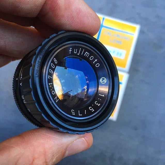 Objectif Agrandisseur Fujimoto 75mm 3.5 1980