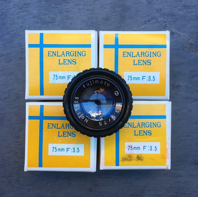 Objectif Agrandisseur Fujimoto 75mm 3.5 1980