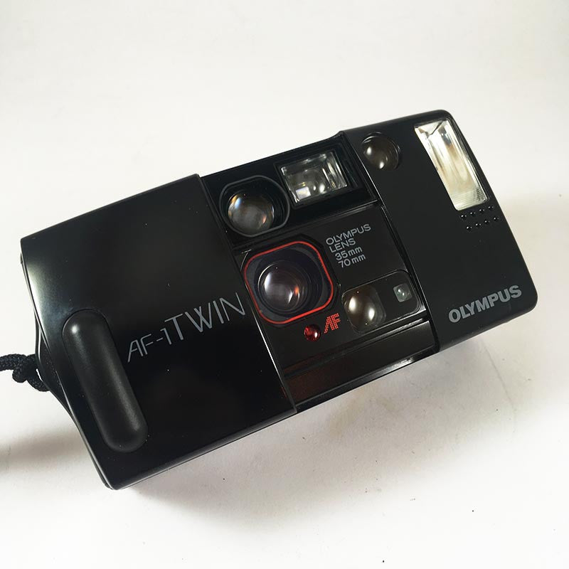 olympus af-1 twin 35-70 bifocale appareil compact argentique 35mm 135 ancien vintage photo