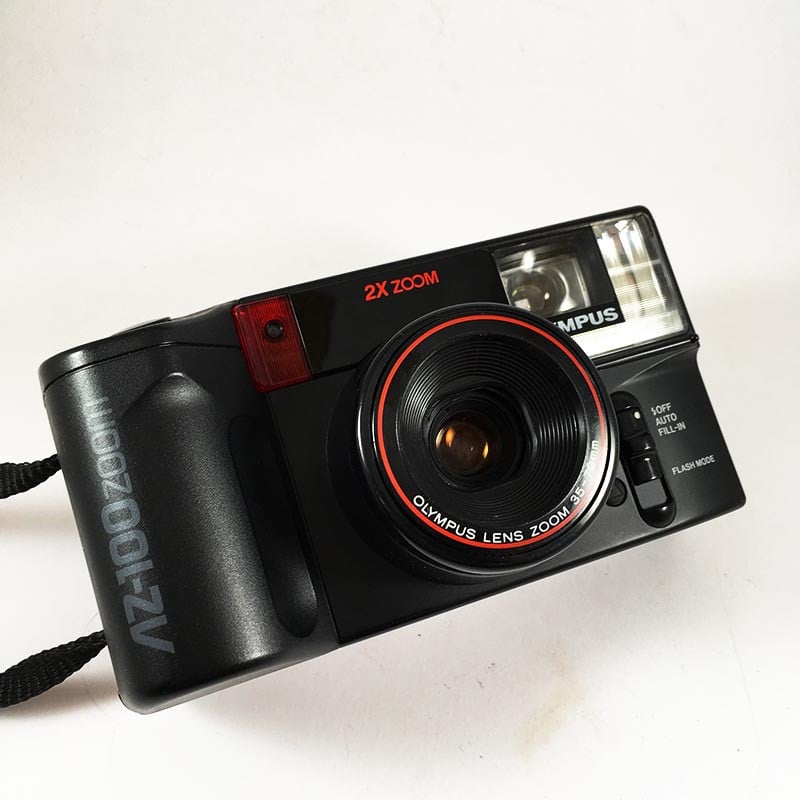 olympus az-100 zoom 35-70 bifocale appareil compact argentique 35mm 135 ancien vintage photo