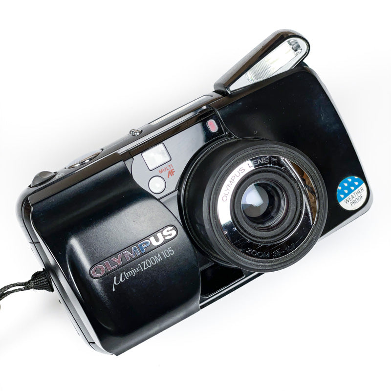 olympus mju zoom 105 38mm 105mm compact point and shoot ancien vintage pellicule film argentique appareil photo photographie 24x36 35mm 135