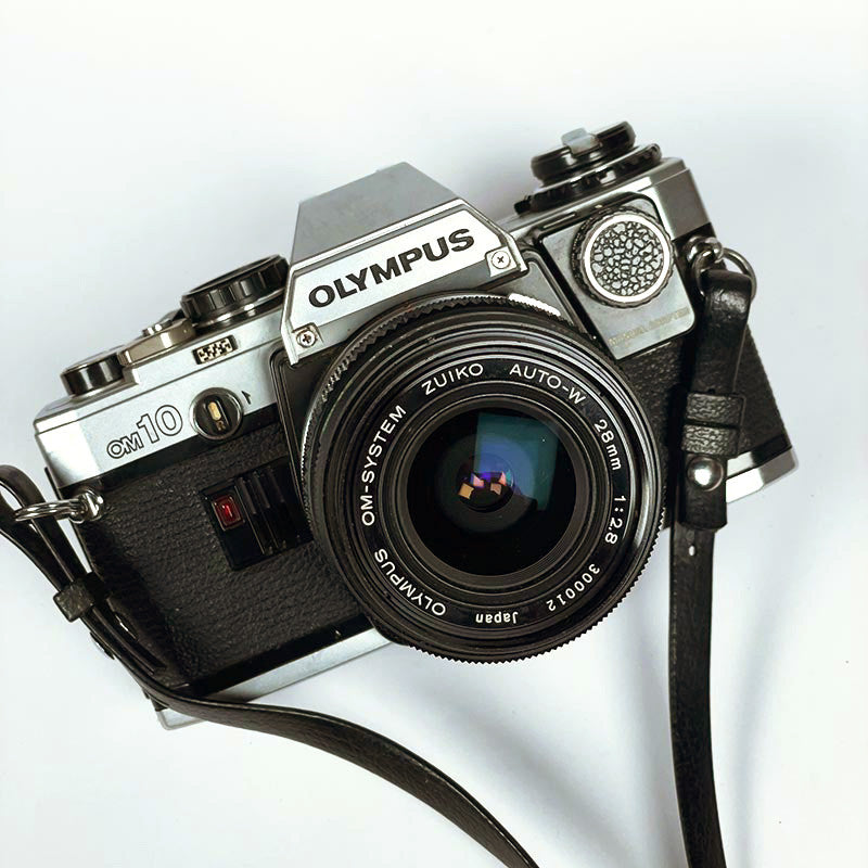 Olympus OM10 Manual Adapter & 28mm 2.8