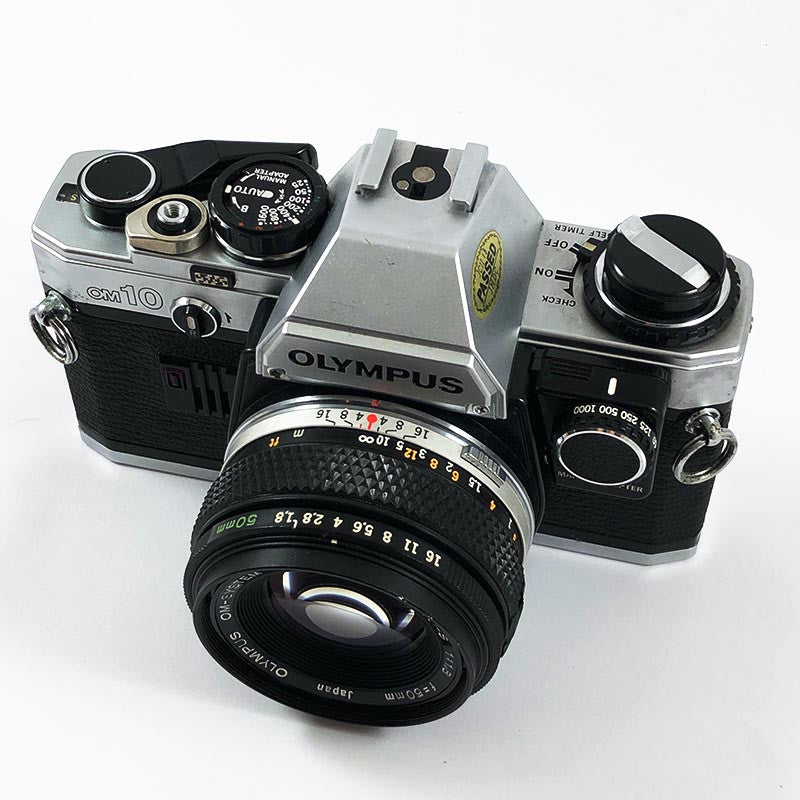 Olympus OM10 Manual Adapter & 50mm 1.8
