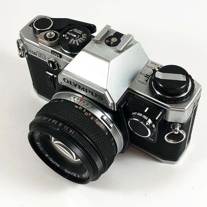 Olympus OM10 Manual Adapter & 50mm 1.8