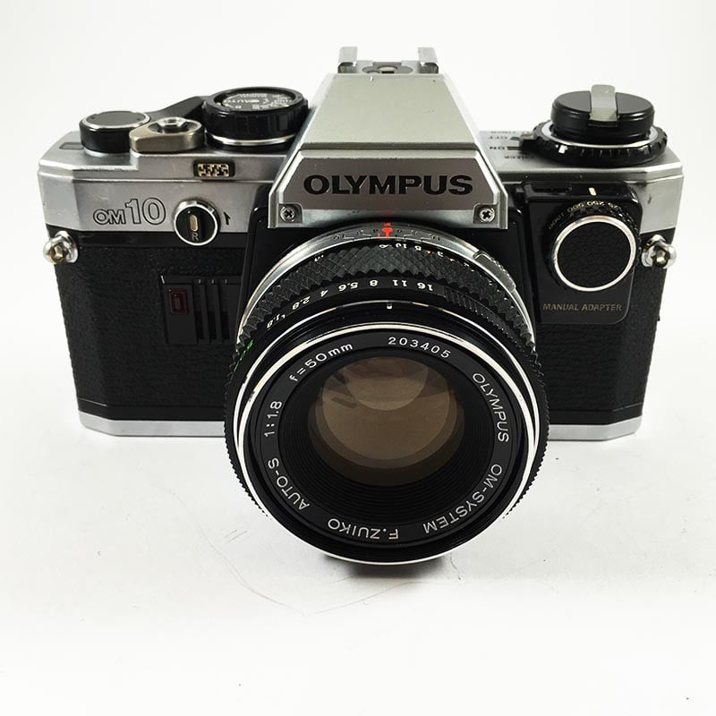 Olympus OM10 Manual Adapter & Zuiko 50mm 1.8