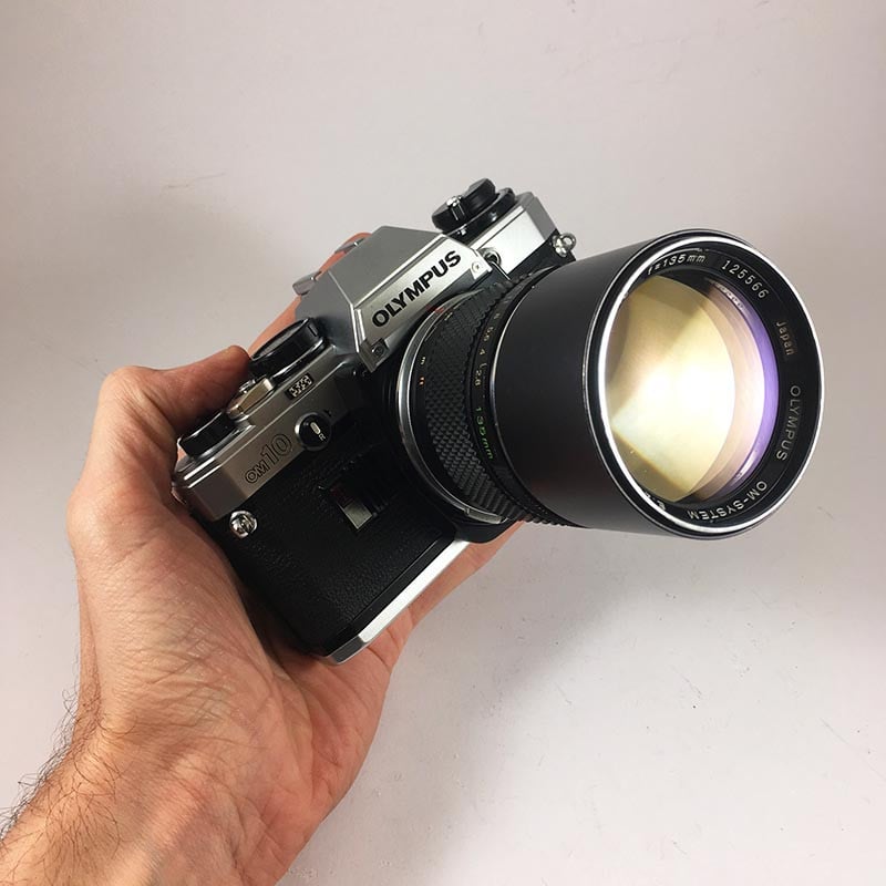 Olympus OM10 & Zuiko 135mm 2.8
