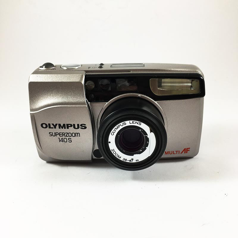 olympus af superzoom 140s zoom point and shoot ancien vintage 38-140mm  argentique 1999 compact camera