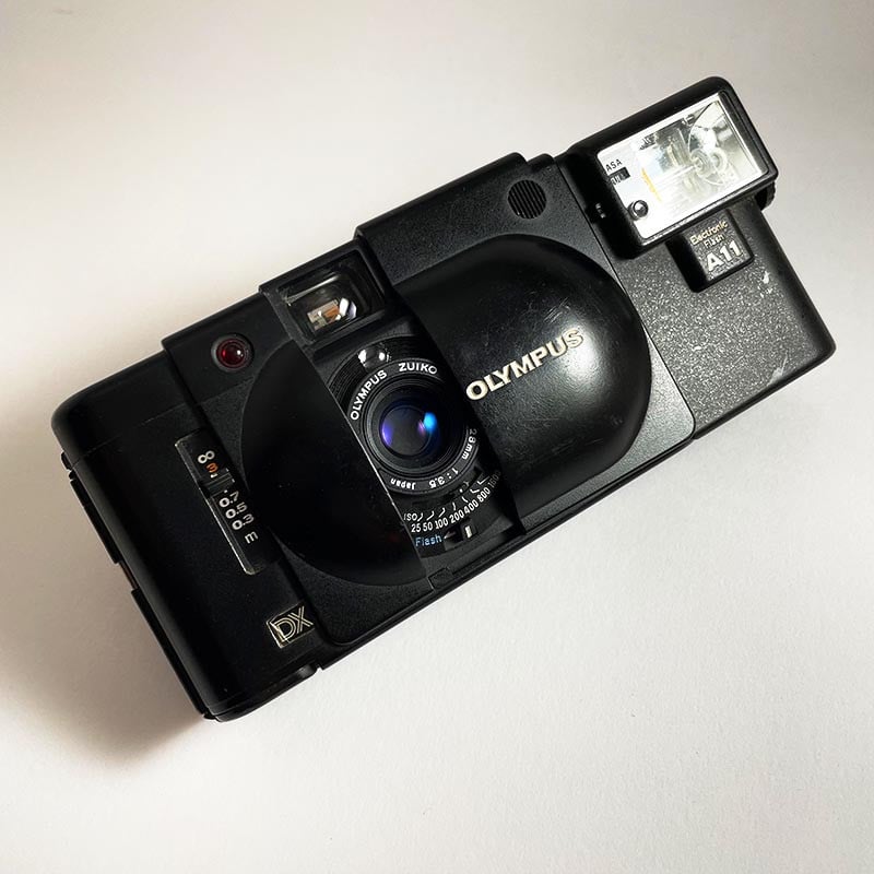 Olympus XA4 & A11 Flash Zuiko 28mm 3.5