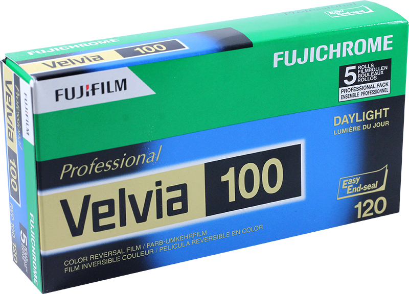 pellicule 120 film pack 5 velvia 100 moyen format diapo diapositive positif 6 6 fujifilm fuji