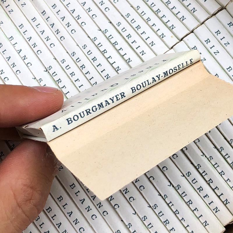 papier feuille a rouler cigarette BB Bourgmayer Boulay ancien vintage 1930 tabac