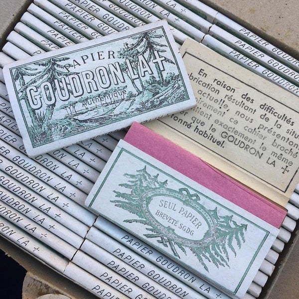 Goudron Lacroix Cigarette Paper 1910