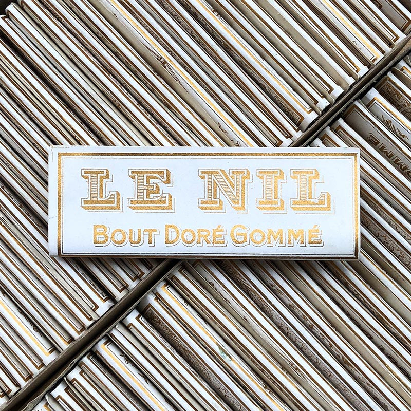 papier feuille a rouler cigarette le nil bout doré or ancien vintage 1930 tabac joseph bardou
