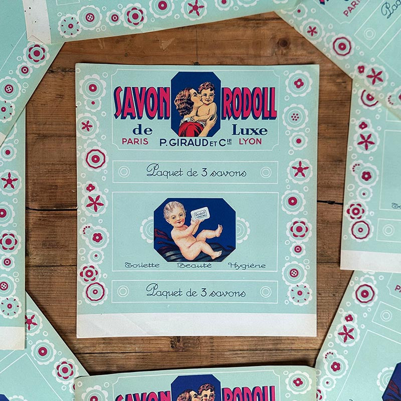 Papier d'Emballage Savon Rodoll 1930