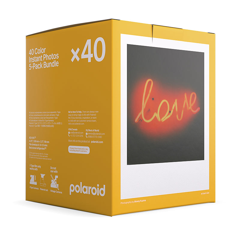 polaroid party pack couleur i-type i type photo photographie instantanée pellicule x5
