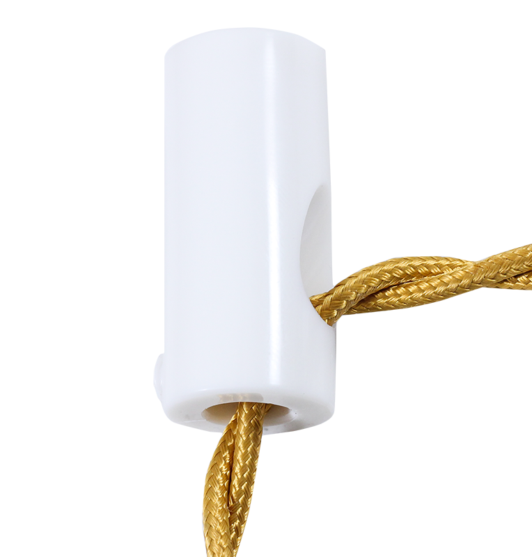 passage cable transparent angle droit ancien vintage quincaillerie électricité direction support