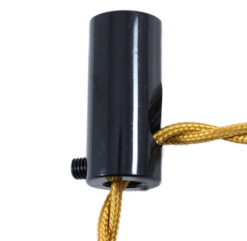 passage cable noir angle droit ancien vintage quincaillerie électricité direction support