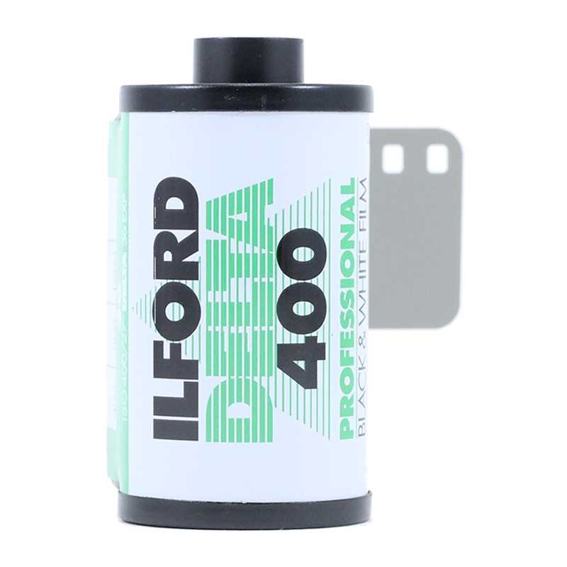 ilford delta 400 35mm 36 poses pellicule argentique noir et blanc core shell grain