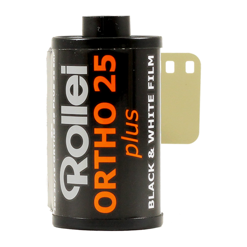 rollei ortho 25 plus argentique noir et blanc film 35mm pellicule orthochromatique