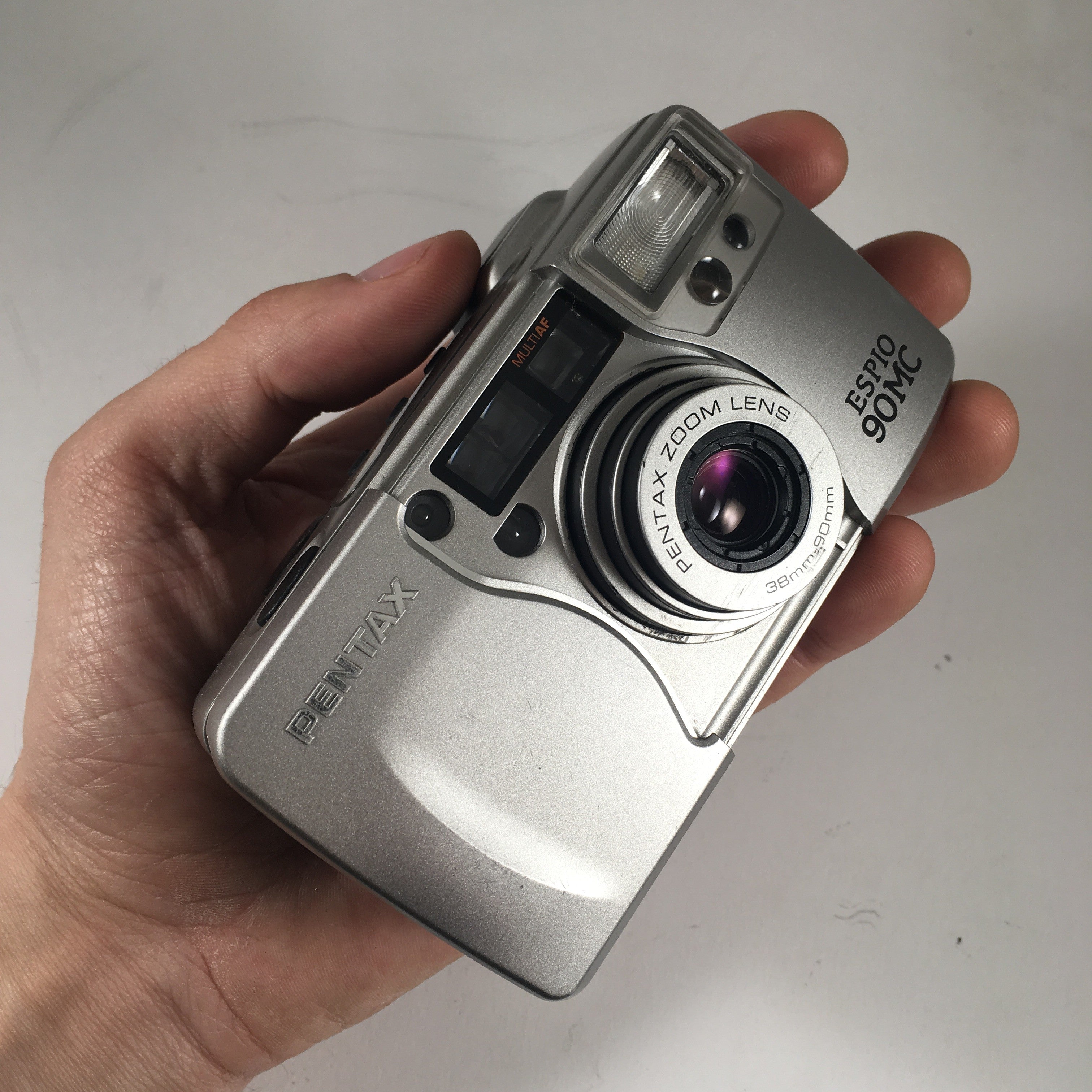 Pentax appareil argentique espio 90mc 38 90 35mm compact autofocus zoom