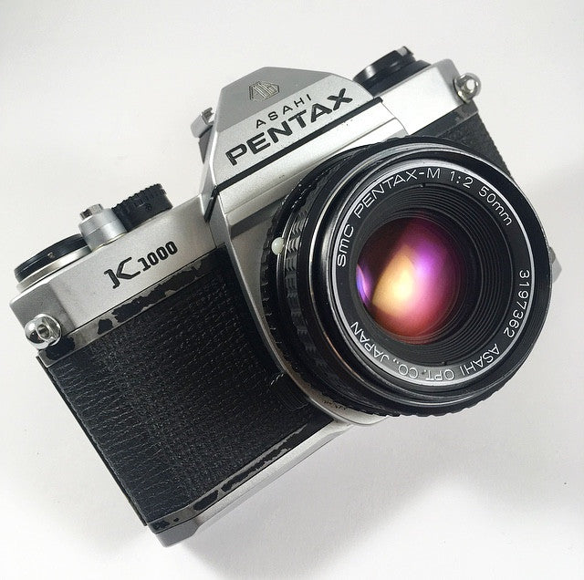 pentax k1000 smc 50mm 2 reflex argentique 35mm 135 appareil photo