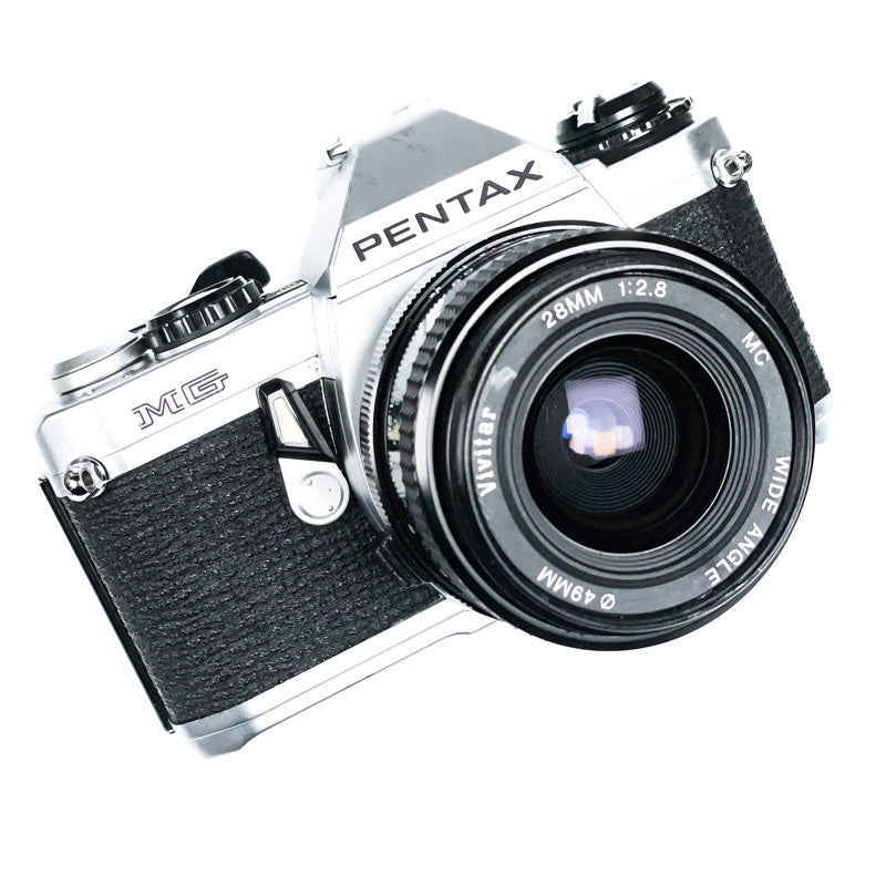 pentax mg 28mm 2.8 vivitar reflex argentique film pellicule ancien vintage photo photographie 135 25mm 24x36